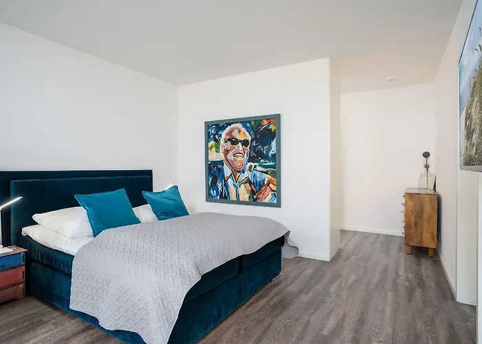 アパート Appartementhaus Terrassenhuegel Strandsuite シャルボイツ